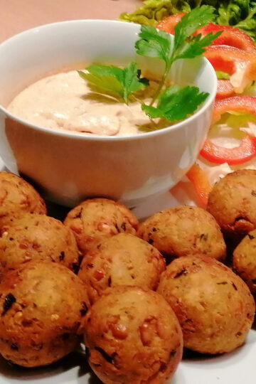 Falafel mit Dip