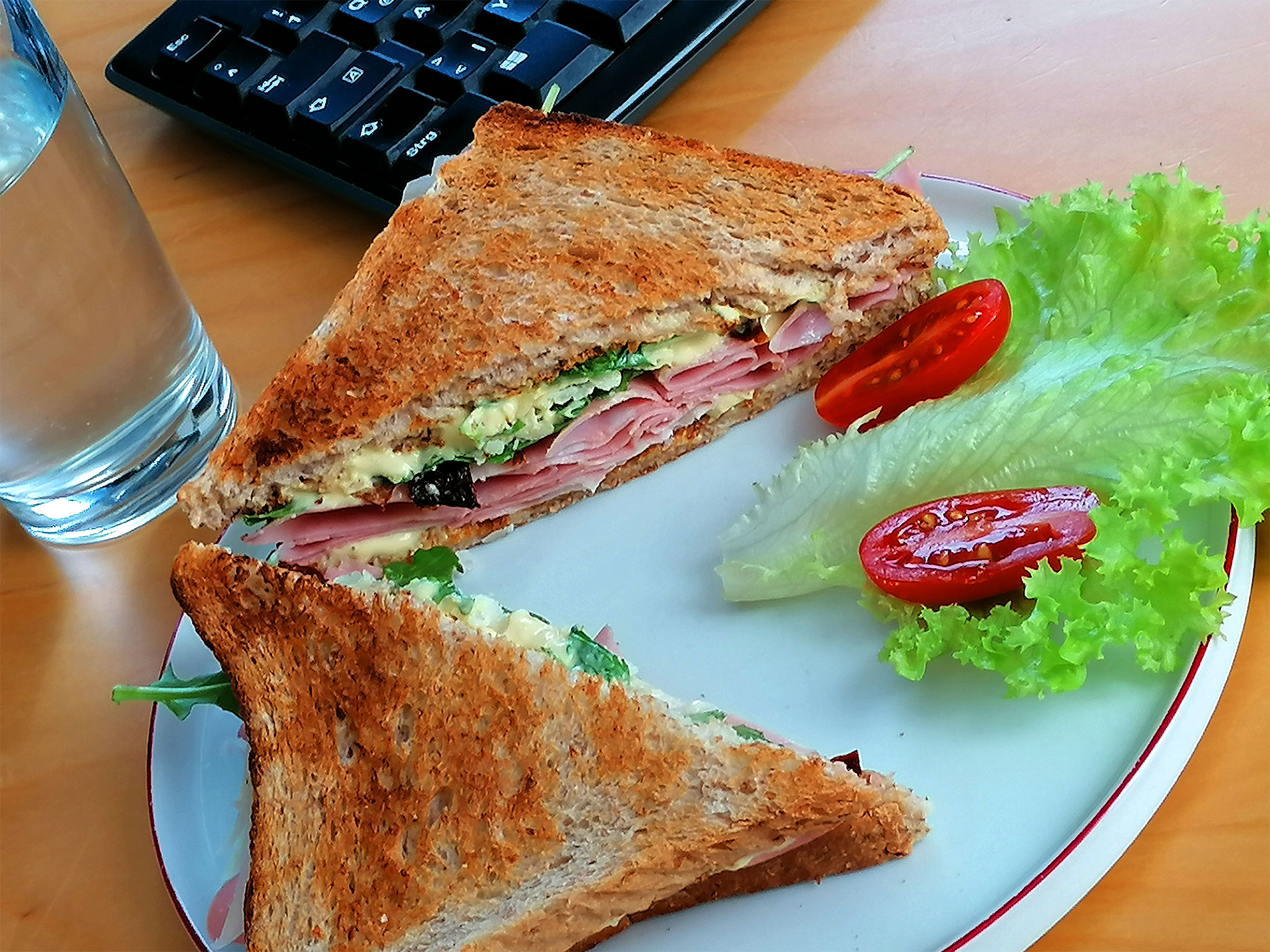 Baloney Sandwich Heiss und fettig